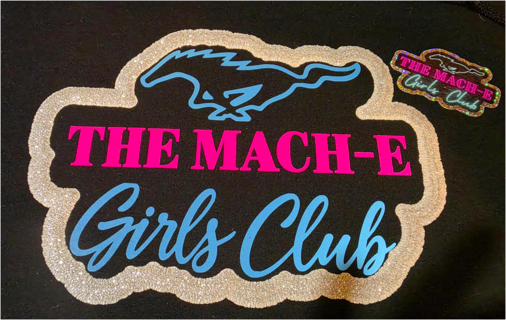 Mach-E Girls Club | Sticker Design